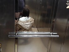 Caught The Married Neighbour In The Elevator.  Mastix Sucked Him Off.  Mouthful Of Cum.