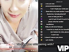 Vip4K.  Teacher Masturbates Without Knowing That Student Peeps On Her