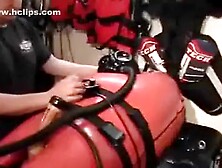 Trapped In The Inflatable Bondage Bag #1