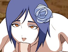 KONAN SELF PERSPECTIVE ORAL SEX (NARUTO ANIME)