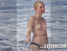 Miley Cyrus Flaunting Her Hot Nude Body Again