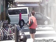 Naughty Japanese Babes Have No Problems Peeing In Public