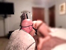 A little strap-on fun with Mr Hankeys Lampwick on our