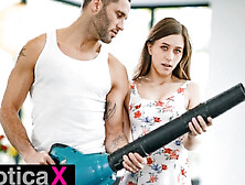 Girl Dares The Gardener To Fuck Her Or Shut Up!