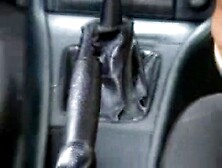 German Slut Pisses And Fucks Gear Shift