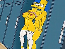 Housewife Marge Groans With Enjoyment When Streams Of Hawt Jizz Fill All Her Holes / Cartoons / Hentai / Comics