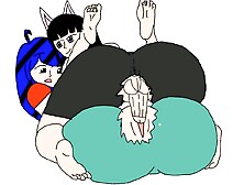 Maki onitawa t-girl screws Iora Fuga