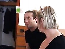 French mature Nelly analfucked in front of her husband