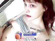 Redhead teen with phat jugs masturbates and orgasms, fingers her wet snatch - promiscuous and amazing! (18+)