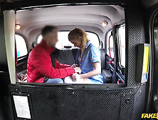 Taxi Driver In Czech Nurse In Sexy Lingerie Fucks With Taxi Cab Driver