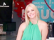 Captivating Upskirt On The Television