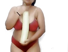 Desi Girl Adventure Sex With Bottle Guard