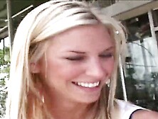 Broke Housewife takes cash for cock!