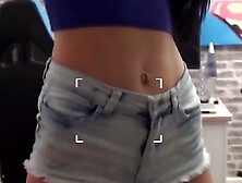 Hot British babe sucking nerds big balls and fat cock