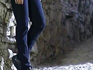 Slutty Eurobabe Wants Teasing Assfuck In Public