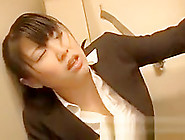 Young Woman and fucked in a business airliner