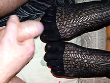 Stepmom Fucks in Socks with Five Fingers