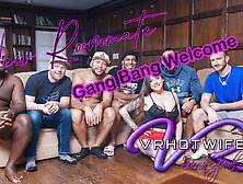Gang Bang Welcome For A New Roommate