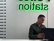 A policeman with a giant weenie screws a bitch in a Medellin prison - Dani Clark & Rosxana Gutierrez