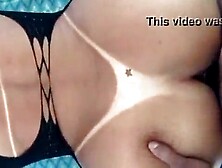 Blond Shemale With Tanlines Rides Knob