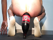 Bottle Objet Insertion Anal And Cream Pie