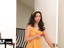 Whorish tourists Vanessa Cage and Jane Wilde get fucked by airbnb host - badmilfs