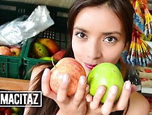 CARNE DEL MERCADO - Thin Hispanic Veronica Marin Got Picked Up For Attractive Action - MAMACITAZ