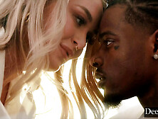 Gorgeous Blonde Natalia Starr Rides Huge BBC Hard in Doggystyle - Deep Throat & Pussy Licking