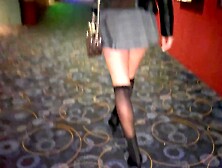 Fuck in Cinema with perfect boobs girl - Tonny and Mia