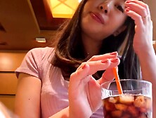 Gachinko SEX after a long time straddling the woman on top posture with glue