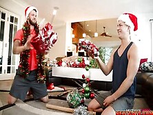 Christmas Gay Sex With The Stepbrothers