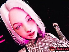 Hawt Golden-haired Luanna Vicktoria in SADOMASOCHISM Suit: Rule34 Animation with Moist Vagina Fingering in Club Scene, Anal Sext