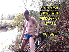 Metal Bench Jacking #3 With Vibrator In My Ass October 2020