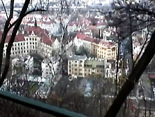 Exhibitionist MILFs please a fiance by blowing his dick