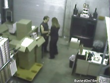 Blowjob In A Warehouse From Sexy Slut