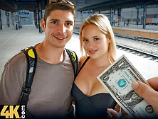 VIP4K Hardcore Cheating in WC with Falco White & Jessie Ames - Hot Blonde Teen Fucked Hard POV