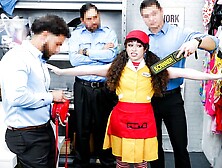 Pixie Smalls and Juan Largo are enjoying hardcore gangbang fuck