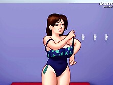 Summertime Saga [v21. 0. 0] - Large Breasts mother I'd like to fuck Step Mamma Gives Oral job In Shower To 18yo Step Son.  This cha