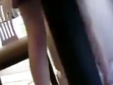 upskirt under the table