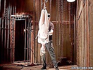 Hot Butt Beauty Spanked And Caned In Dungeon - Ashley Lane