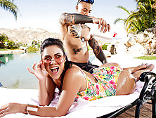 Poolside Pawg Featuring Monica Sage - Monster Curves HD