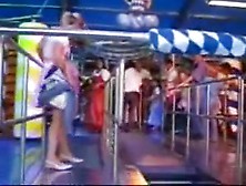 Upskirt At Oktoberfest 360P