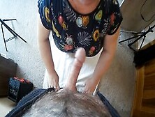 Stepmom Jerks Off My Rock Hard Boner And Brings It To Cum