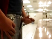 Bigcockflasher - Caught Wanking In Public Restroom