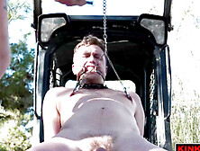 Construction Worker Brogans Fat Cock Stuffed In Joey Wilcox Dry Thirsty Mouth