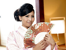 My kimono protects my slutty pussy's dignity