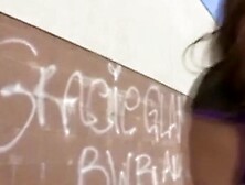 Horny Big-ass brunette Pornstar Gracie Glam oiled & fucked anal