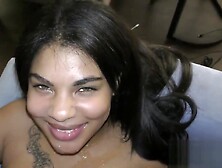 Ebony Teen 18+ Deepthroat Bj - Sloppy And Wild!