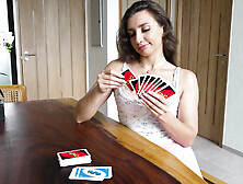 Step Sister Lost In Cards Uno! Hard Sex With Stepbrother!