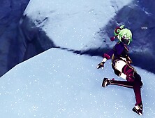 Kuki Shinobu ryona + ragdoll - Genshin Impact